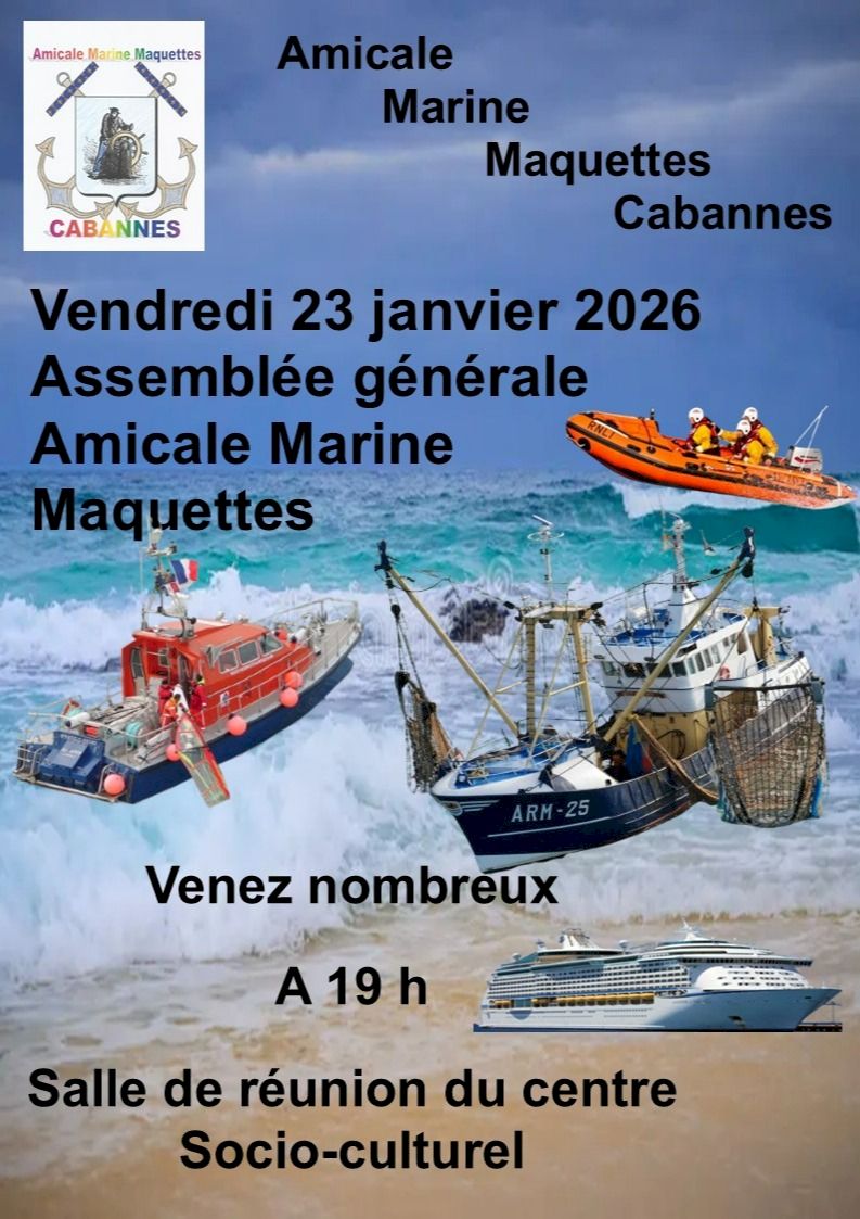 Assemblée Générale de l'association Marine Maquette