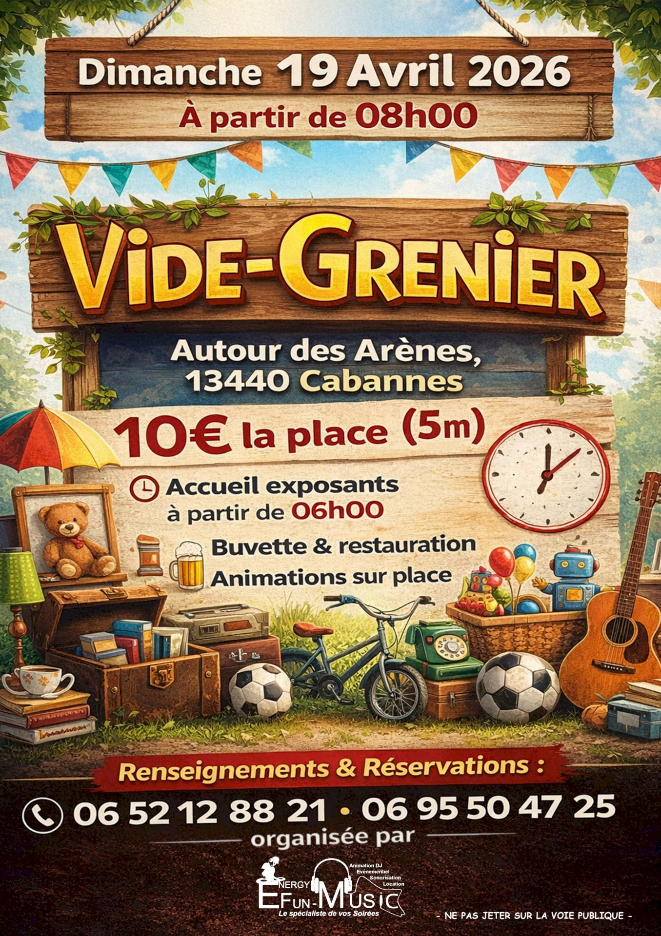 VIDE GRENIER - Energy Fun Music