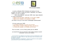 Programmes des ANIMATIONS 2025 de l'ES13 Club 'Le Galoubet'