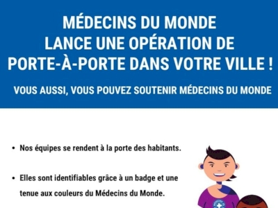 Porte-à-porte Médecins du Monde