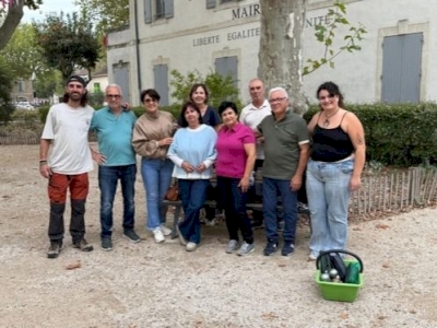 Nos amis italiens de Castro dei Volsci de retour à Cabannes pour la Sa