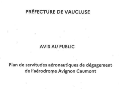 AVIS AU PUBLIC