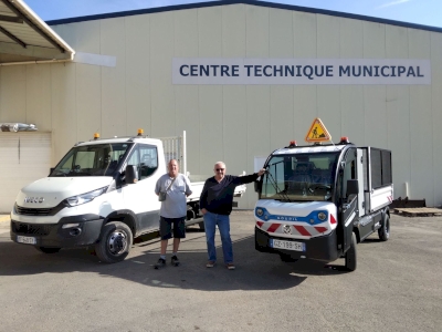 Nouveau véhicule électrique pour la propreté urbaine à Cabannes !
