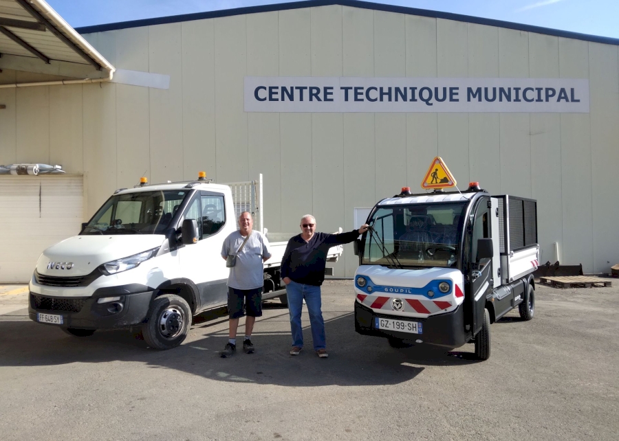 Nouveau véhicule électrique pour la propreté urbaine à Cabannes !