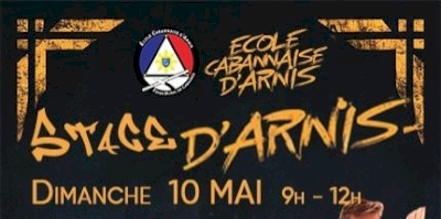 Stage d'arnis - mai 2026