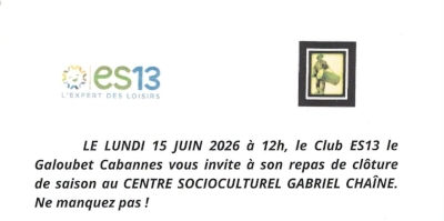 Repas de clôture de saison