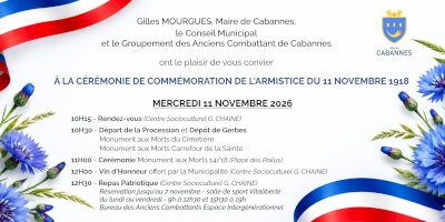 Commémoration du 11 novembre