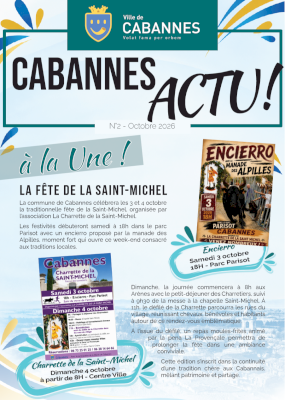 Cabannes Actu - Octobre 2026